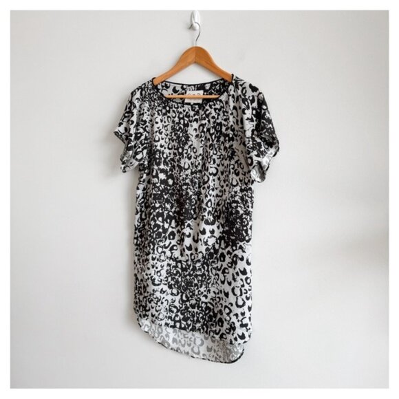 SEA NEW YORK • Leopard Print Silk Dress - Picture 1 of 12